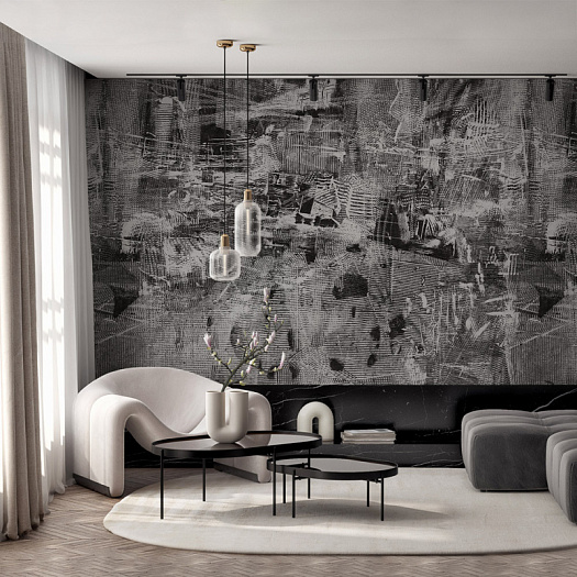 Фотообои в интерьере артикул RYTHM 2, CREATIVE, Factura Фотообои в интерьере артикул RYTHM 2, CREATIVE, Factura