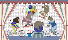 Светостойкие фотообои Wall street CIRCUS Circus 4 30854