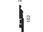 Артикул AP18, 102X16X2400 с пазом, Напольные плинтусы, Cosca в текстуре, фото 1