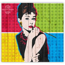 Creative Wood Pop-art Pop-art - 10 Одри