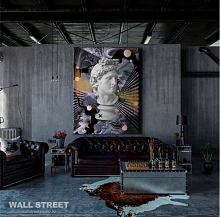 Скульптура Wall street Волборды ANTIQUE-23